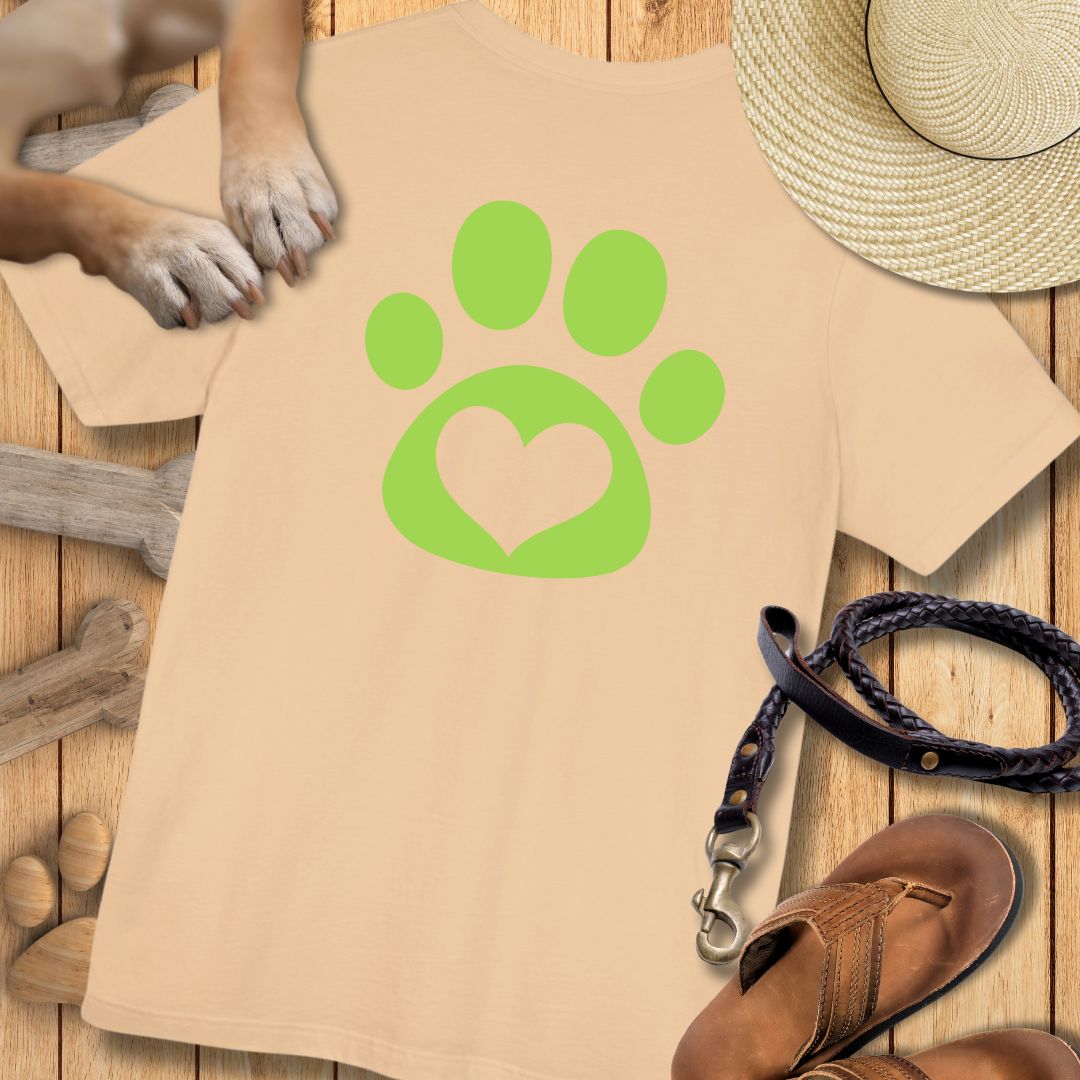 Love in Lime - Vorne & Hinten - T-Shirt Unisex Modern Fit Premium Qualität