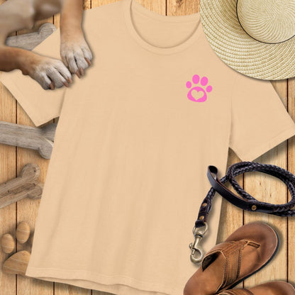 Love in Pink - Vorne & Hinten - T-Shirt Unisex Modern Fit Premium Qualität