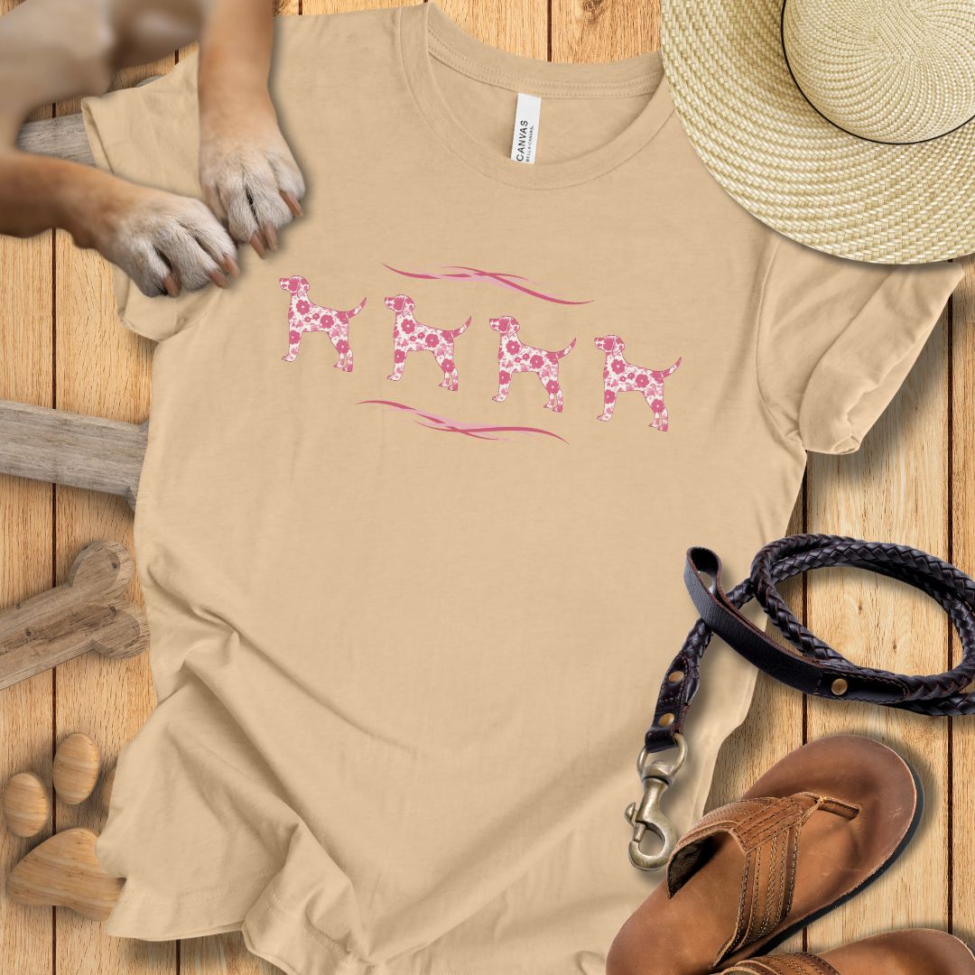 Vier Labradore - T-Shirt Damen Slim Fit