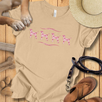 Vier Labradore - T-Shirt Damen Modern Fit - Weich & Leicht