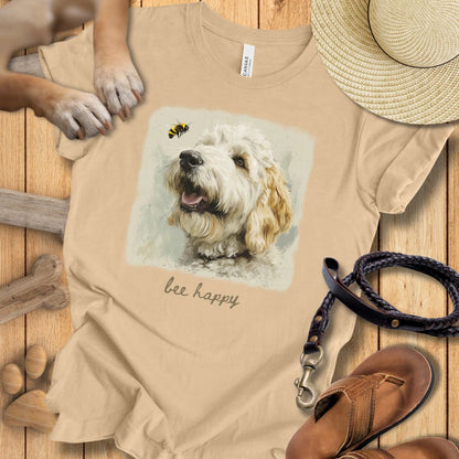 Bee Happy - T-Shirt Unisex Modern Fit - Weich & Leicht
