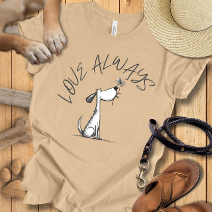 Love Always T-Shirt Unisex Modern Fit - Weich & Leicht