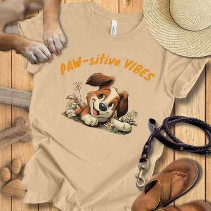 Paw-sitive Vibes 2 - T-Shirt Unisex Slim Fit