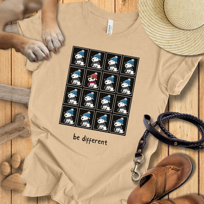 Be Different - T-Shirt Unisex Modern Fit - Weich & Leicht