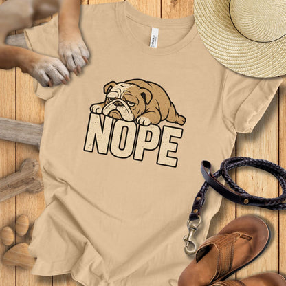 Nope - T-Shirt Unisex Modern Fit - Weich & Leicht