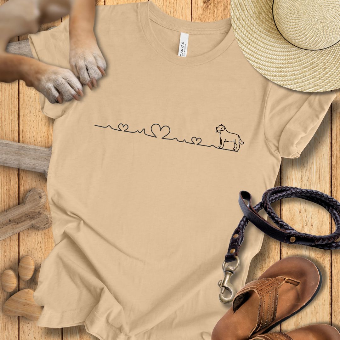Herzlinie - T-Shirt Unisex Slim Fit