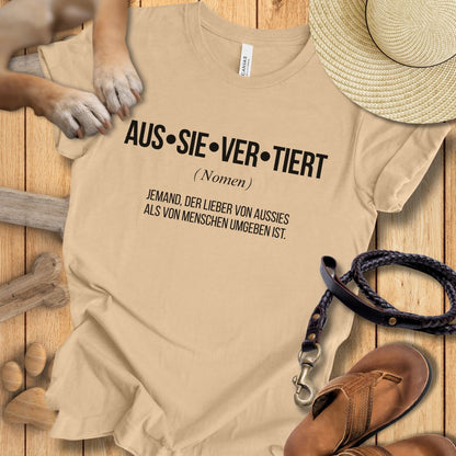Aus-sie-ver-tiert - Australian Shepherd -  T-Shirt Unisex Modern Fit - Weich & Leicht
