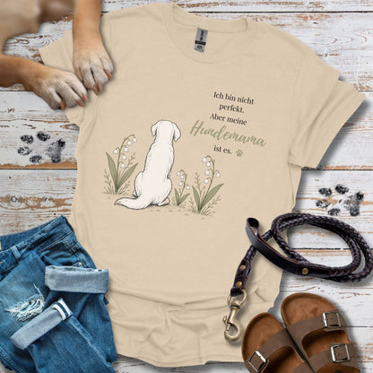 T-Shirt des Monats Mai "Hundemama - leise Liebe" – T-Shirt Unisex Classic Fit - Bequemer Klassiker