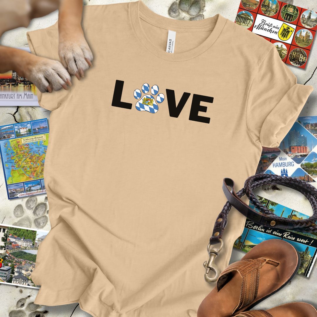 Love Pfote - Bayern - T-Shirt Unisex Slim Fit