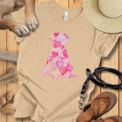 Labrador Love - T-Shirt Unisex Modern Fit - Weich & Leicht