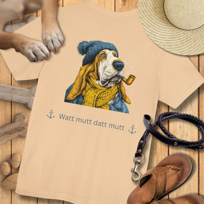 Watt mutt datt mutt - Vorne & Hinten - T-Shirt Unisex Modern Fit Premium Qualität
