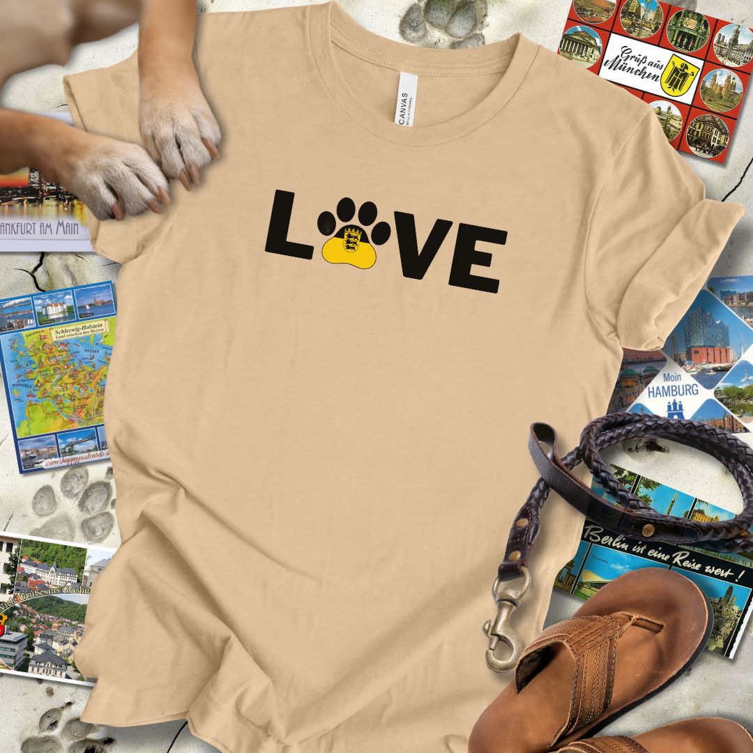 Love Pfote - Baden-Württemberg - T-Shirt Unisex Slim Fit