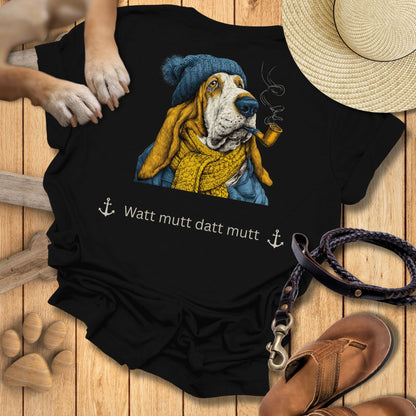 Watt mutt datt mutt - Beidseitig bedrucktes T-Shirt Unisex Slim Fit
