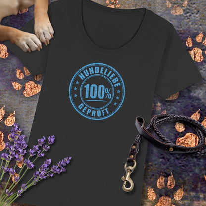 100% Hundeliebe - Premium Damen T-Shirt - Slim Fit