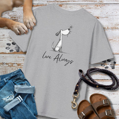 Love Always - Vorne & Hinten - T-Shirt Unisex Classic Fit - Bequemer Klassiker