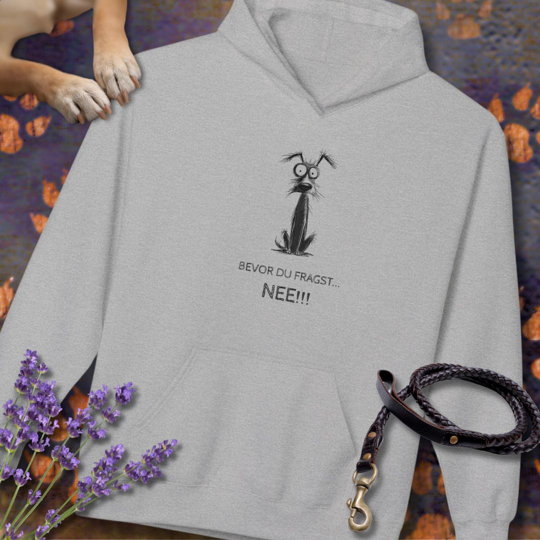 Bevor Du fragst NEE - Unisex Modern Fit Hoodie