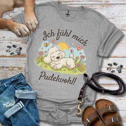 Ich fühl mich pudelwohl - T-Shirt Unisex Classic Fit - Bequemer Klassiker