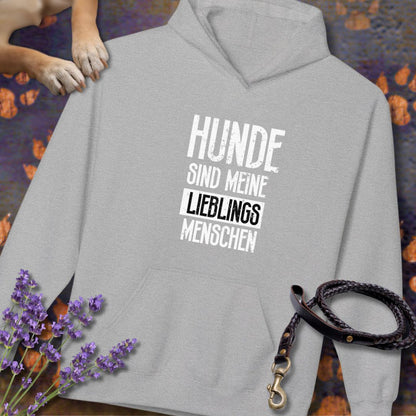 Hunde sind meine Lieblingsmenschen - Unisex Modern Fit Hoodie