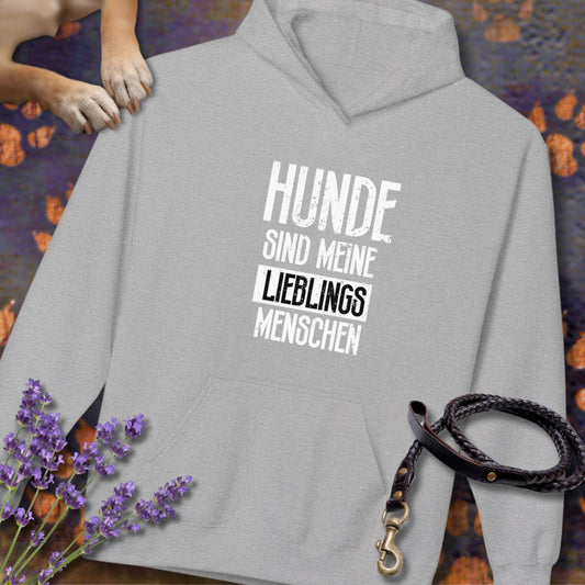 Hunde sind meine Lieblingsmenschen - Unisex Modern Fit Hoodie