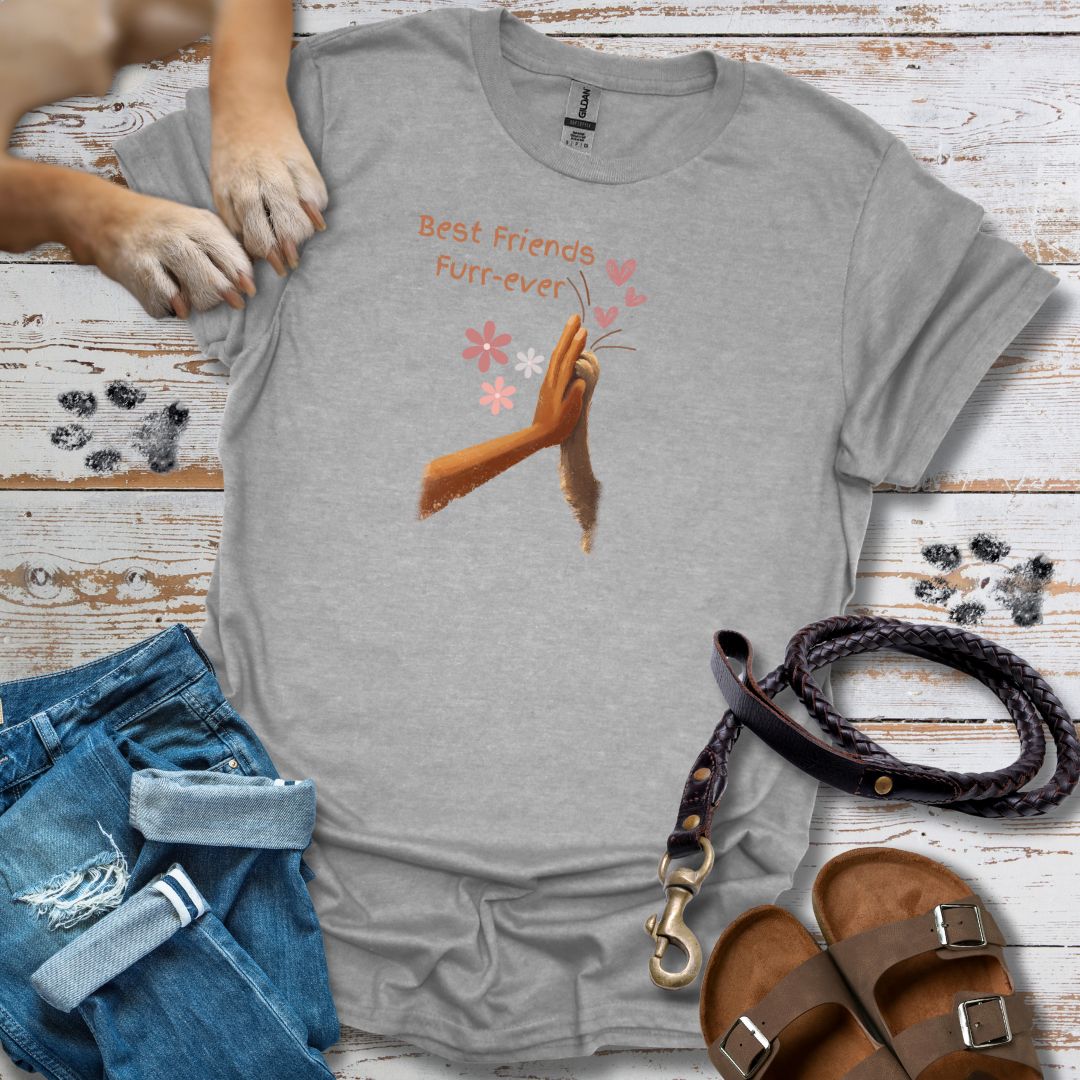 Best Friends Furr-ever - High Five - T-Shirt Unisex Relaxed Fit