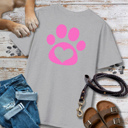 Love in Pink - Vorne & Hinten - T-Shirt Unisex Classic Fit - Bequemer Klassiker
