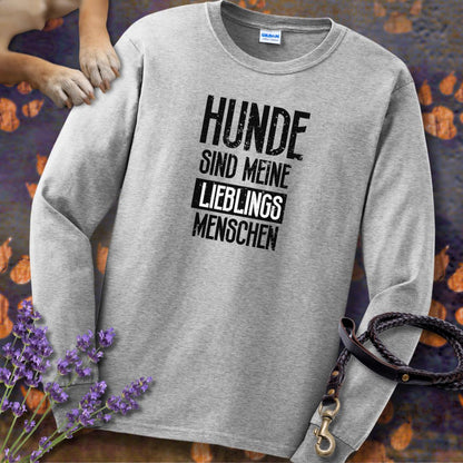 Hunde sind meine Lieblingsmenschen - Unisex Longsleeve Classic Fit