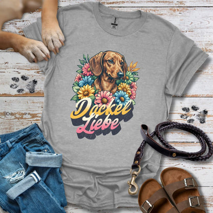 Dackel Liebe Retro - T-Shirt Unisex Classic Fit - Bequemer Klassiker