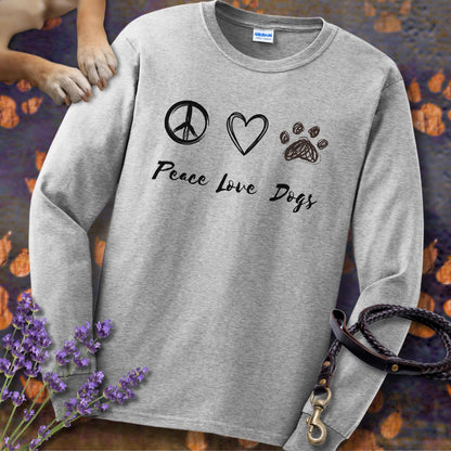 Peace Love Dogs - Unisex Longsleeve Classic Fit