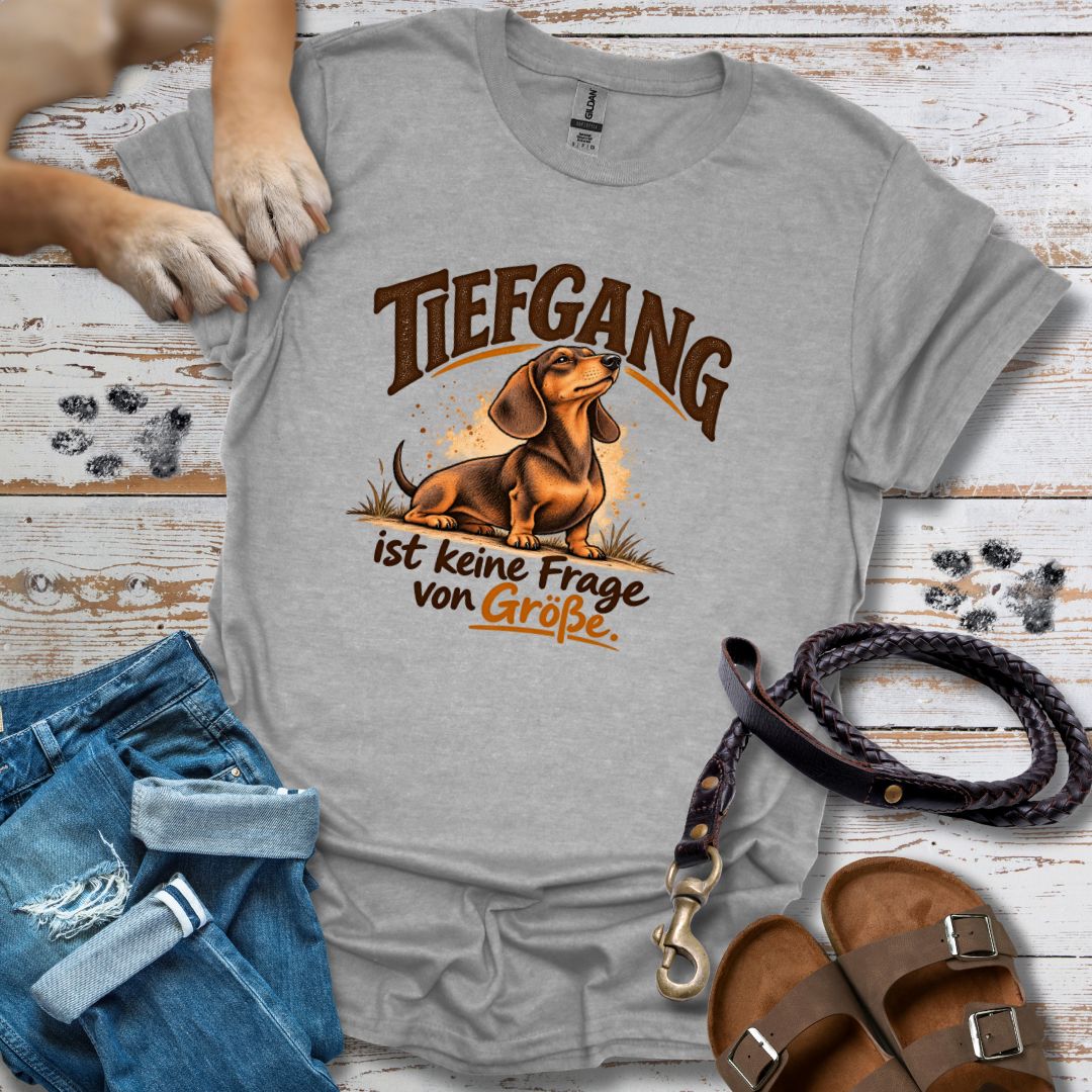 Tiefgang Ist Keine Frage Von Größe - T-Shirt Classic Fit - Bequemer Klassiker