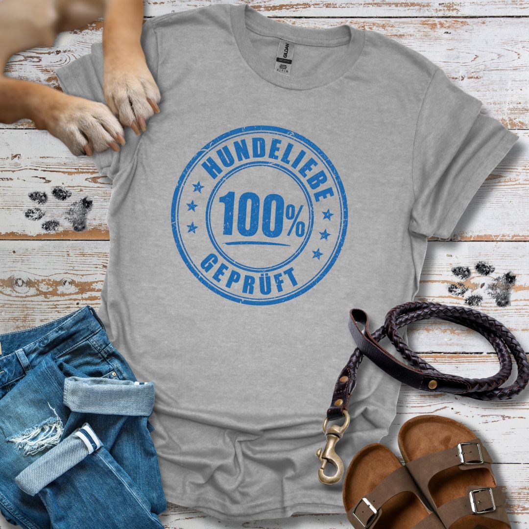 100% Hundeliebe - T-Shirt Unisex Classic Fit - Bequemer Klassiker