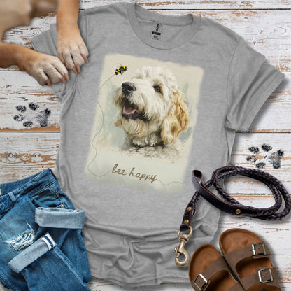 Bee Happy - T-Shirt Unisex Classic Fit - Bequemer Klassiker