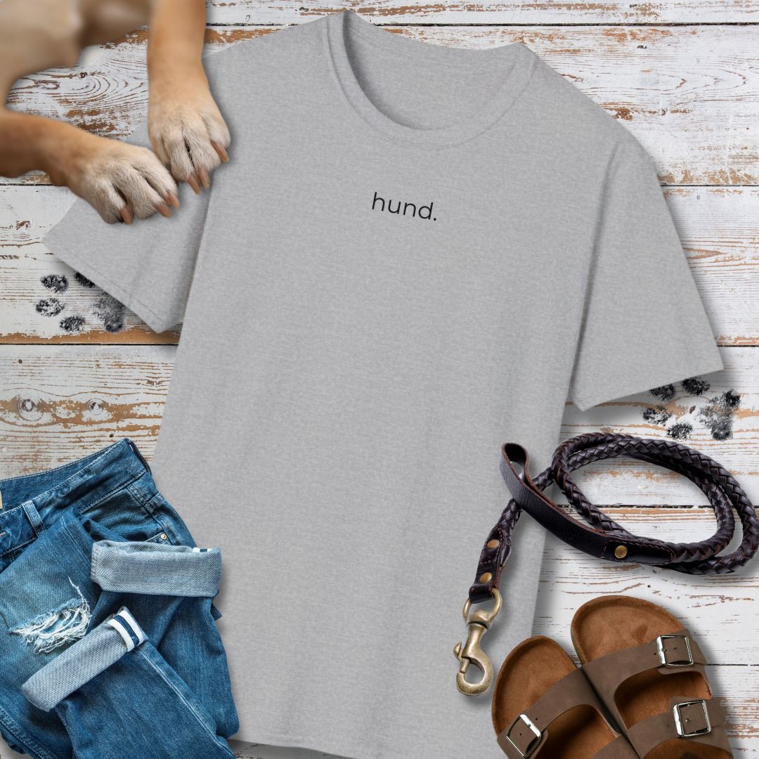 hund. - Vorne & hinten - T-Shirt Unisex Classic Fit - Bequemer Klassiker