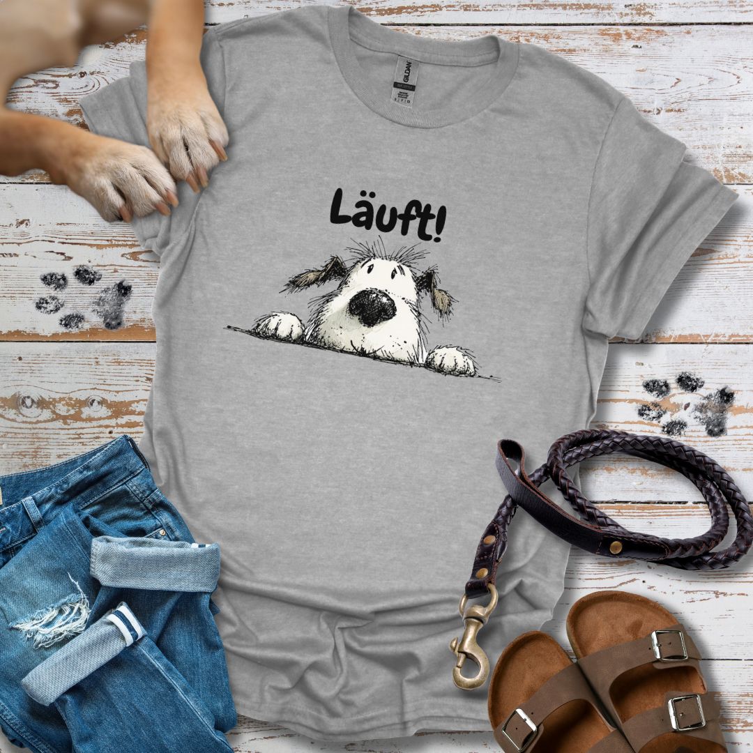 Läuft! - T-Shirt Unisex Classic Fit Bequemer Klassiker