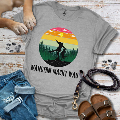 Wandern macht Wau - T-Shirt Unisex Classic Fit - Bequemer Klassiker