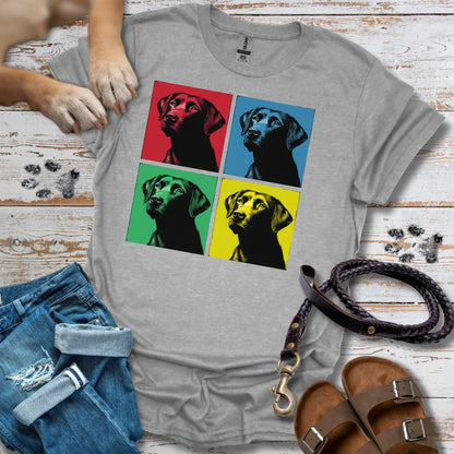 Pop Art Labrador - T-Shirt Unisex Classic Fit - Bequemer Klassiker