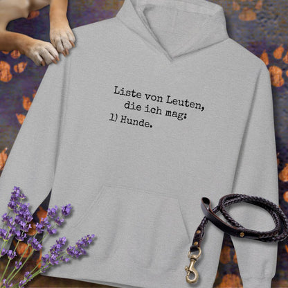 Liste von Leuten, die ich mag - Unisex Modern Fit Hoodie
