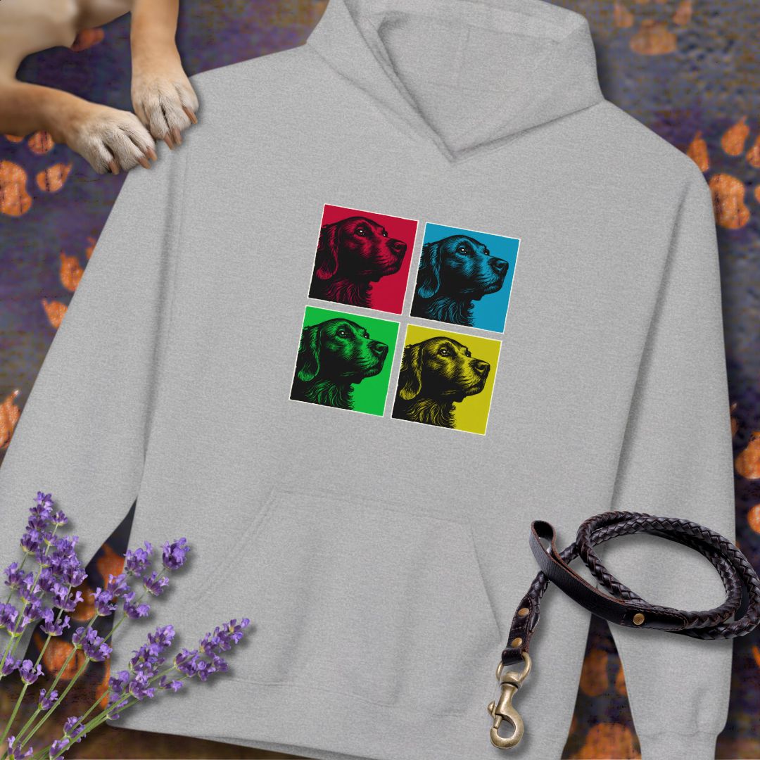 Pop Art Golden Retriever - Unisex Modern Fit Hoodie