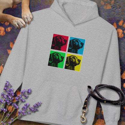 Pop Art Golden Retriever - Unisex Modern Fit Hoodie