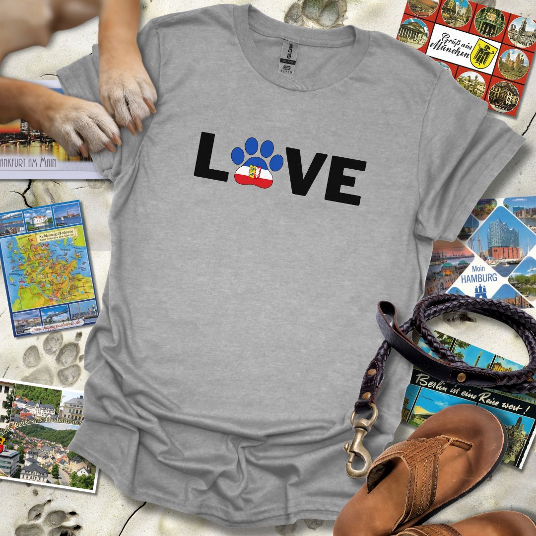 Love Pfote - Schleswig Holstein - T-Shirt Unisex Relaxed Fit