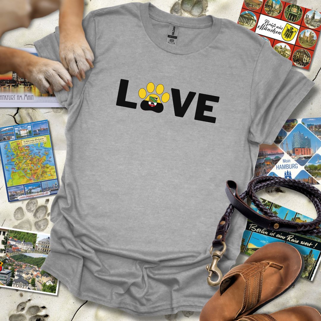 Love Pfote - Sachsen-Anhalt - T-Shirt Unisex Relaxed Fit