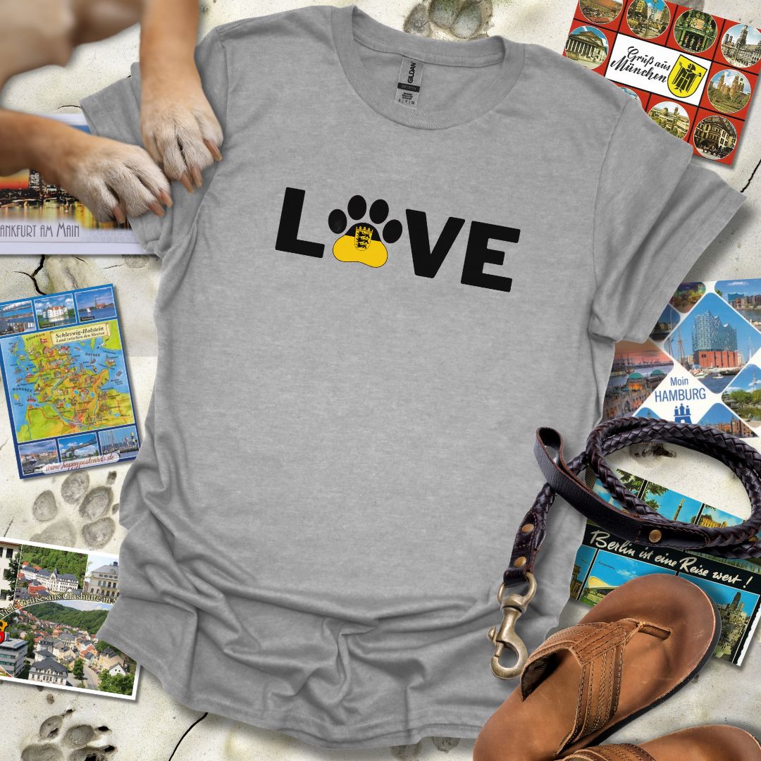 Love Pfote - Baden-Württemberg - T-Shirt Unisex Relaxed Fit