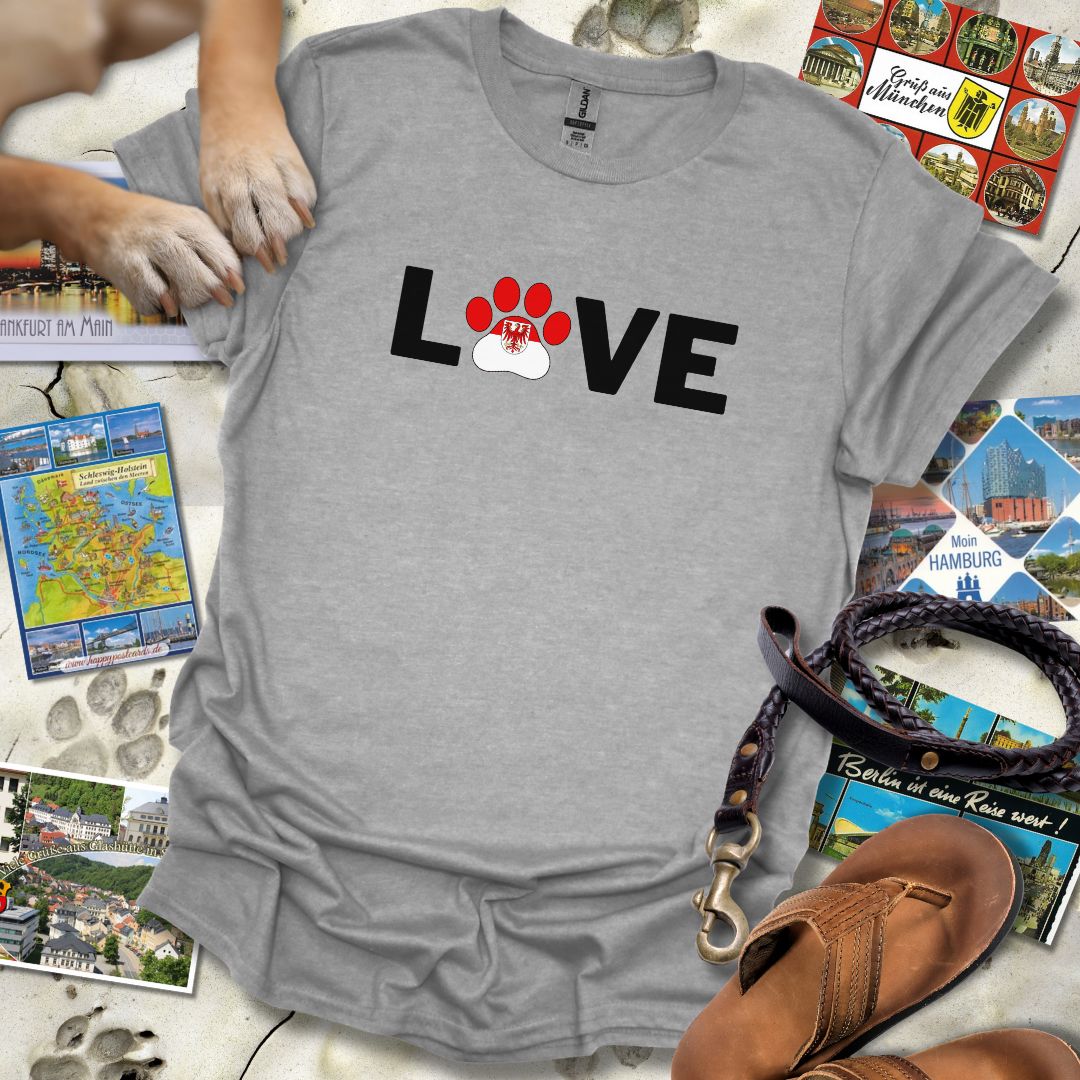 Love Pfote - Brandenburg - T-Shirt Unisex Relaxed Fit