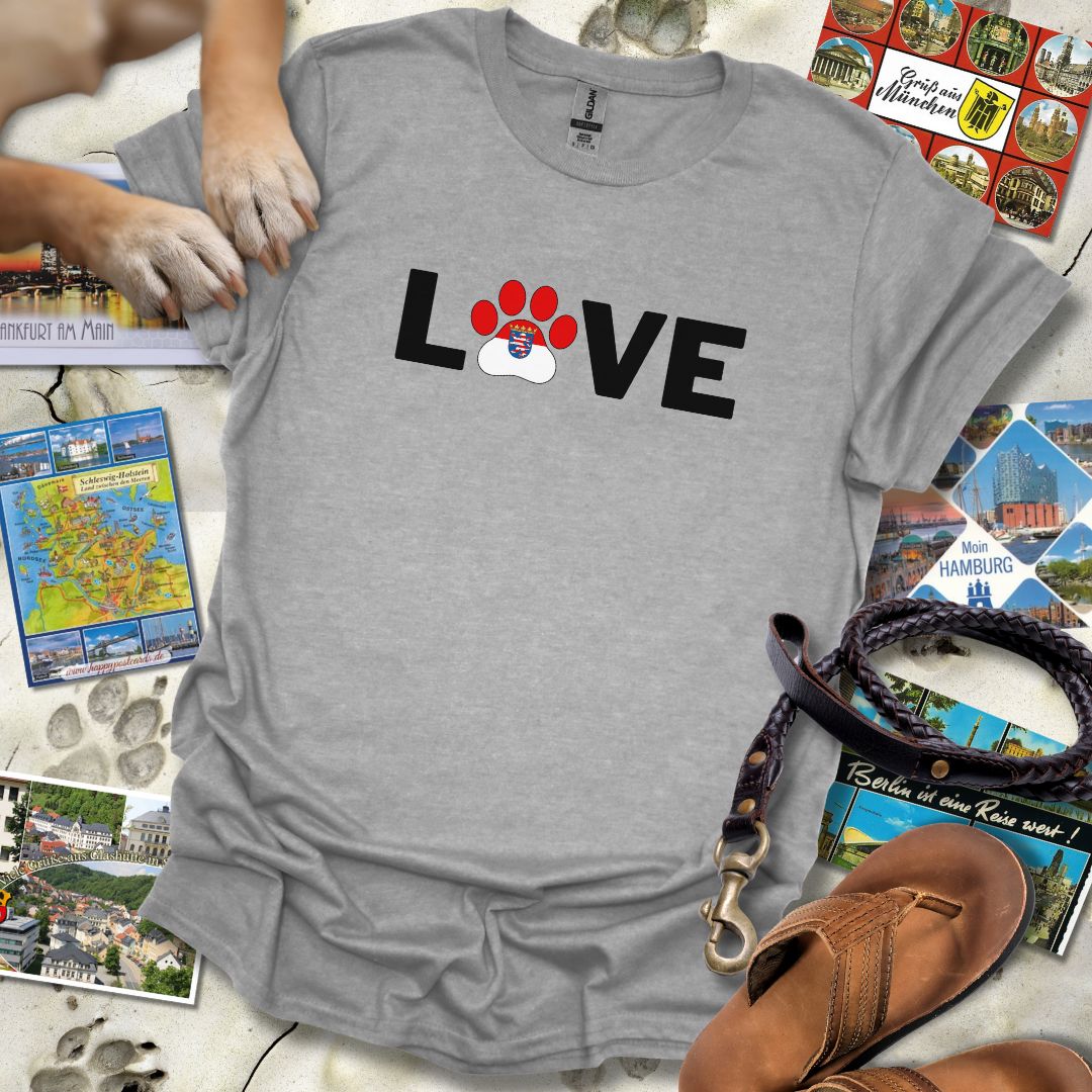 Love Pfote - Hessen - T-Shirt Unisex Relaxed Fit
