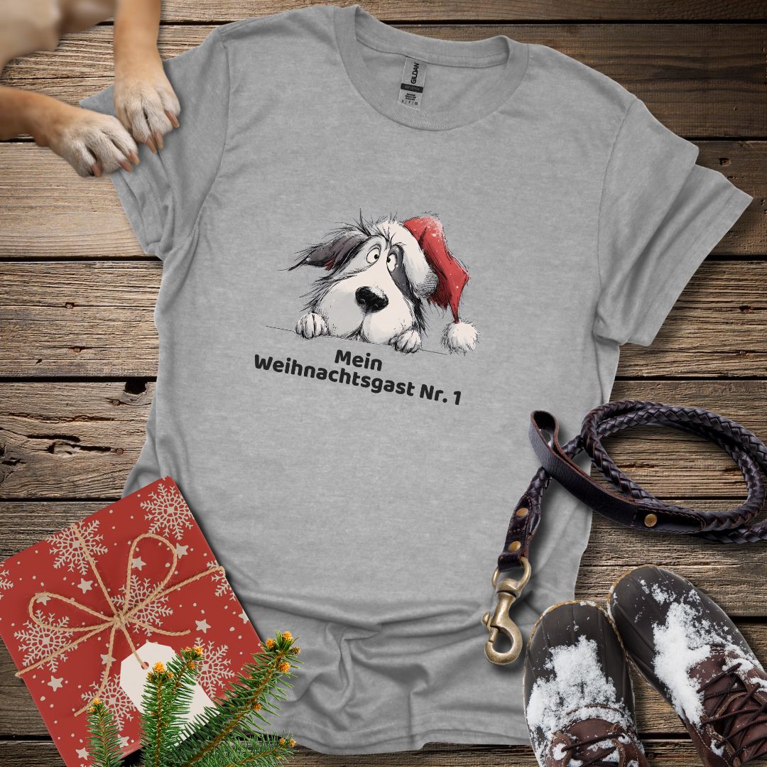 T-Shirt des Monats Dezember "Mein Weihnachtsgast Nr. 1" - T-Shirt Unisex Classic Fit - Bequemer Klassiker