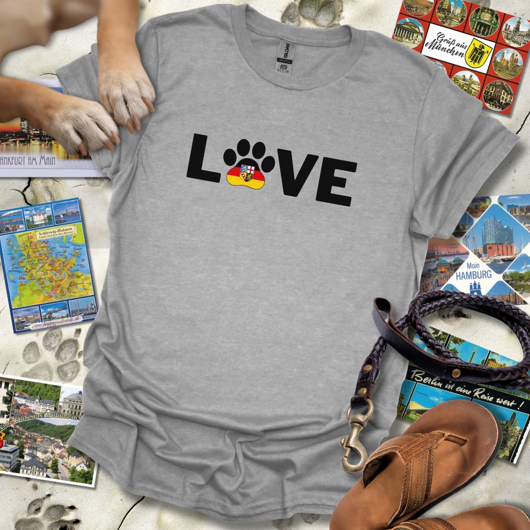 Love Pfote - Saarland - T-Shirt Unisex Relaxed Fit