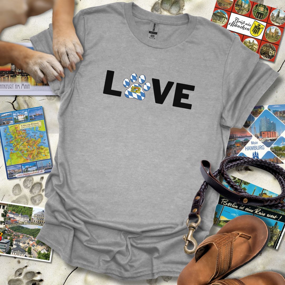 Love Pfote - Bayern - T-Shirt Unisex Relaxed Fit