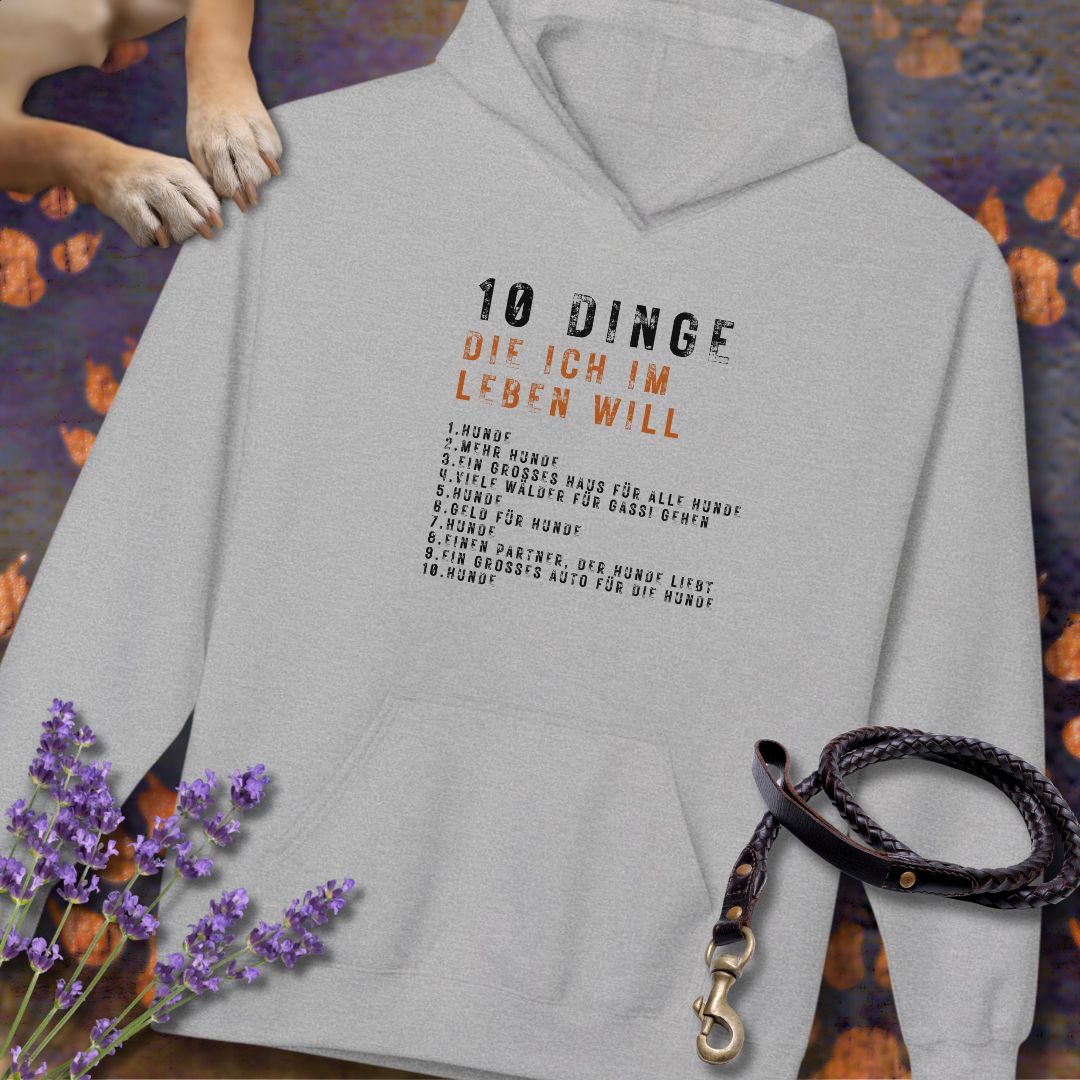 10 Dinge, die ich im Leben will - Unisex Modern Fit Hoodie