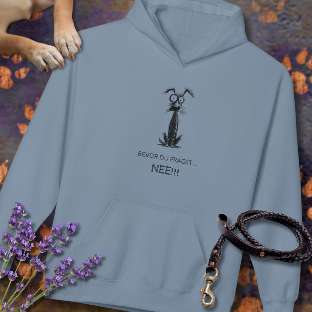 Bevor Du fragst NEE - Unisex Modern Fit Hoodie