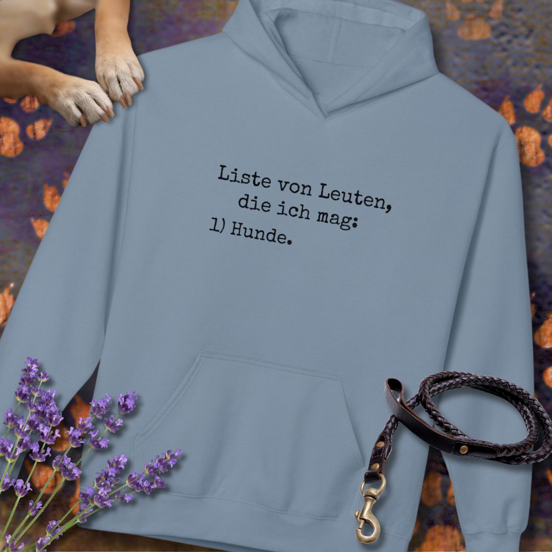 Liste von Leuten, die ich mag - Unisex Modern Fit Hoodie