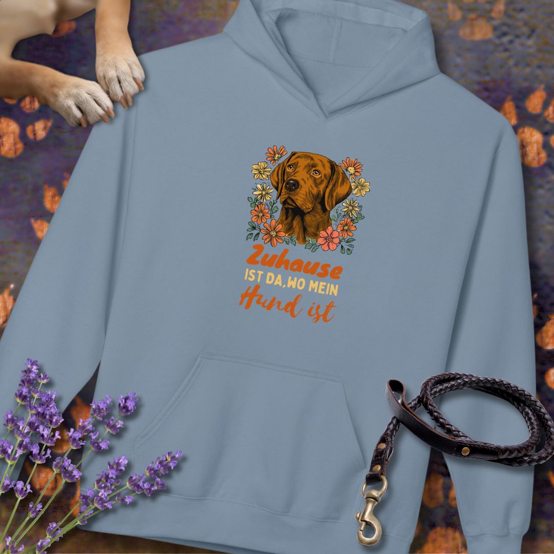 Zuhause ist da wo mein Hund ist - Red Fox Labrador - Unisex Modern Fit Hoodie